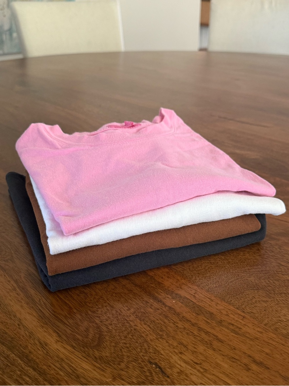 nuuds Cropped everyday tee - Pink, White, Brown, Charcoal